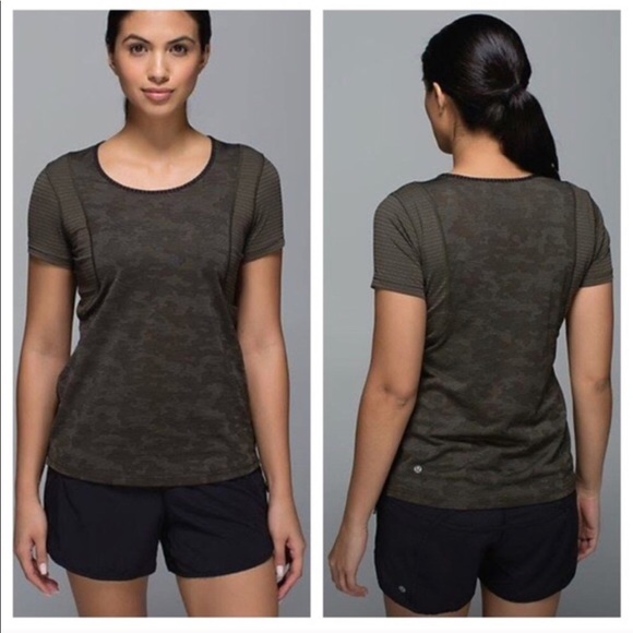 lululemon athletica Tops - Lululemon army t lululemon athletica Tops - Lululemon army t